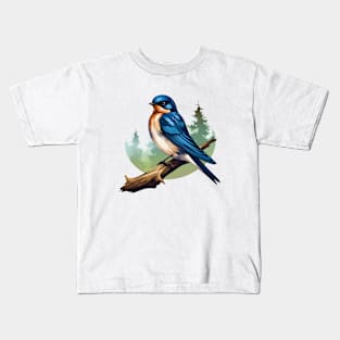 Swallow Bird Kids T-Shirt